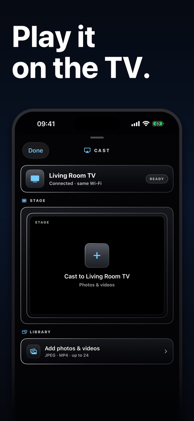 Remotal cast controls